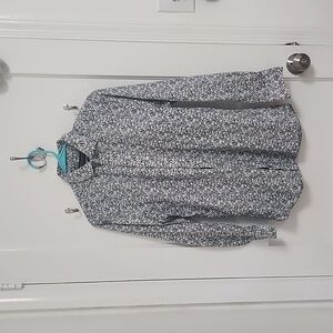 Blue and white flowery Nick Graham dress shirt